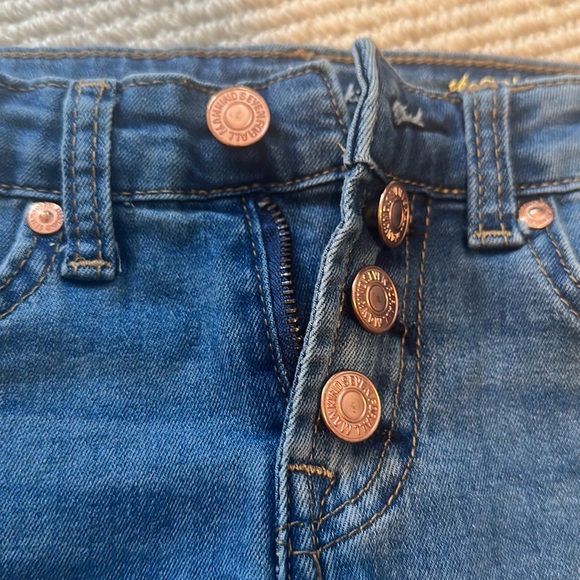 7 For all Man Kind skinny Jean girls size 8 - Picture 2 of 8